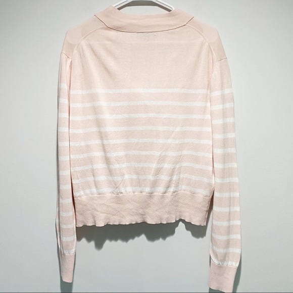 J. Crew Lightweight Striped Crop Cardigan - Picture 5 of 6